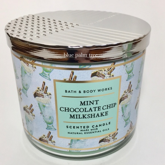 MINT CHOCOLATE CHIP MILKSHAKE 3 Wick Candle
